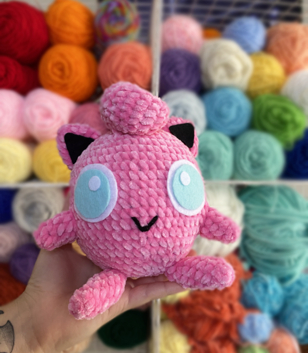 Jiggly Puff Crochet Plushie by Pokey Alma Crafts