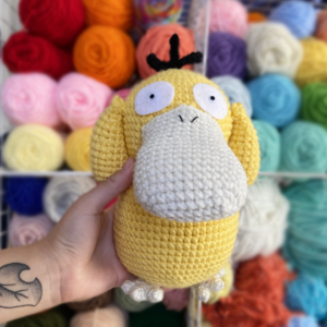 Psyduck Crochet Plushie by Pokey Alma Crafts