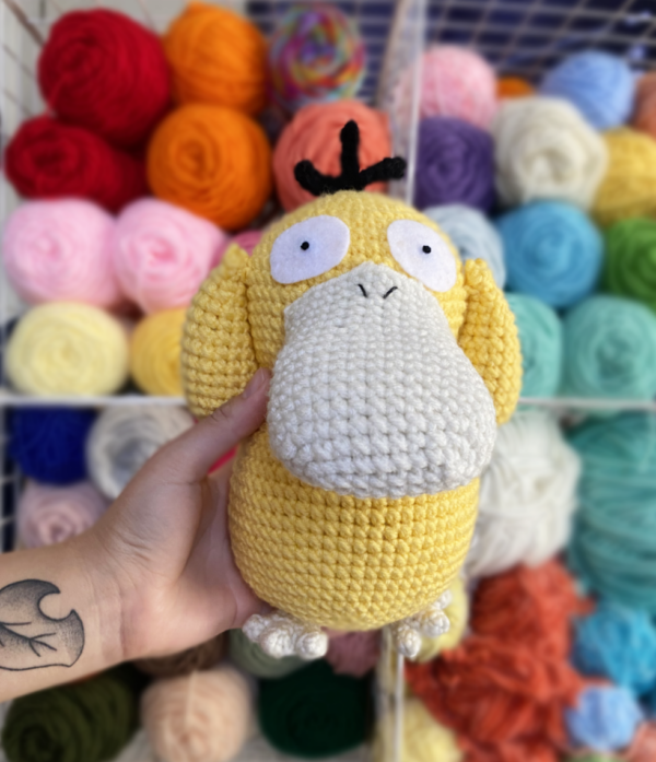 Psyduck Crochet Plushie by Pokey Alma Crafts