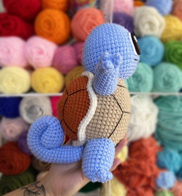 Squirtle Crochet Plushie by Pokey Alma Crafts