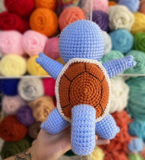 Squirtle Crochet Plushie by Pokey Alma Crafts