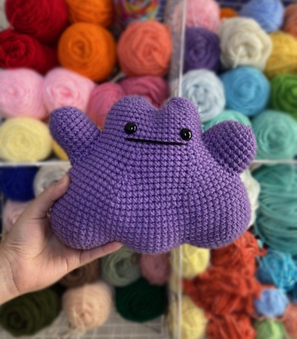 Pokemon Ditto Crochet Plushie by Pokey Alma Crafts